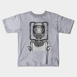 Portrait Of A Robot 2 Cyberpunk Artwork Kids T-Shirt